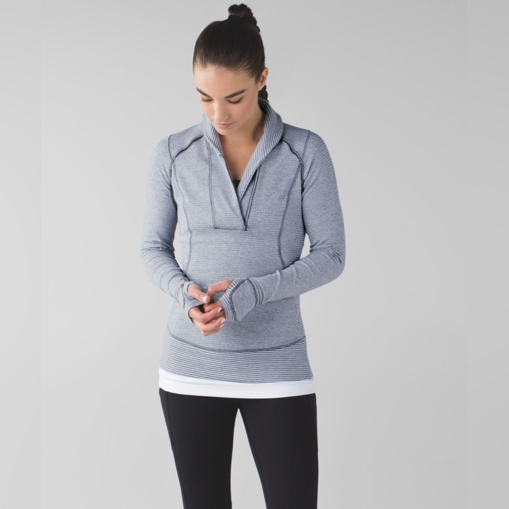 lululemon athletica Gray Long Sleeve Top